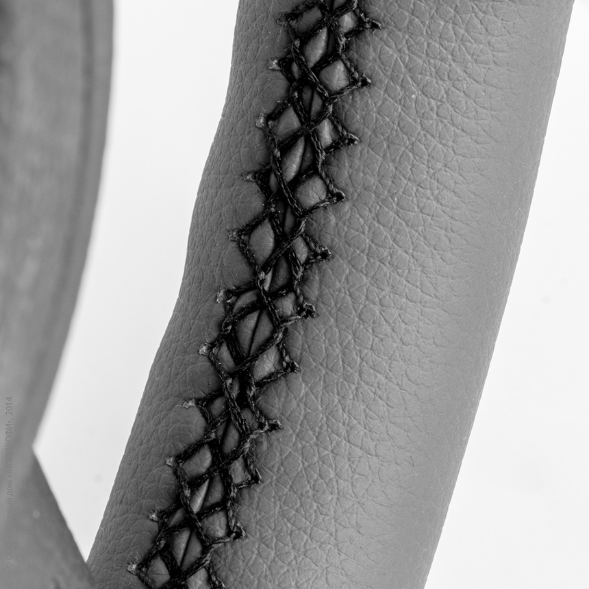 Оплётка для перетяжки руля AUTOPROFI SAM-100 BK/GY (M) Оплётка для перетяжки руля AUTOPROFI SAM-100 BK/GY (M)