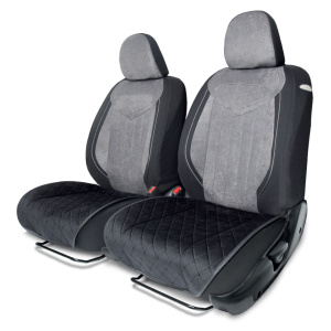 Накидки на нижнюю часть переднего сиденья AUTOPROFI, алькантара ALC-0210 BK/BK Накидки на нижнюю часть переднего сиденья AUTOPROFI, алькантара ALC-0210 BK/BK