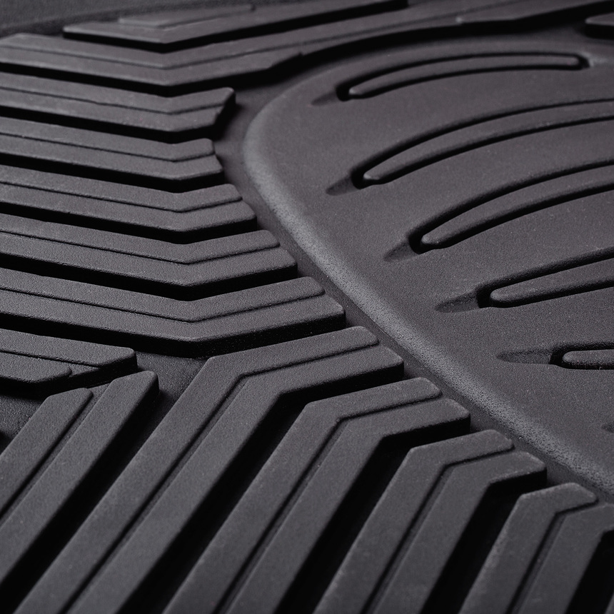 Коврик автомобильный AUTOPROFI для заднего ряда RUS-105r BK