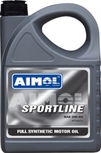 Моторное синтетическое масло AIMOL спортивное AIMOL SPORTLINE 0W-40 Канистра 4 л.