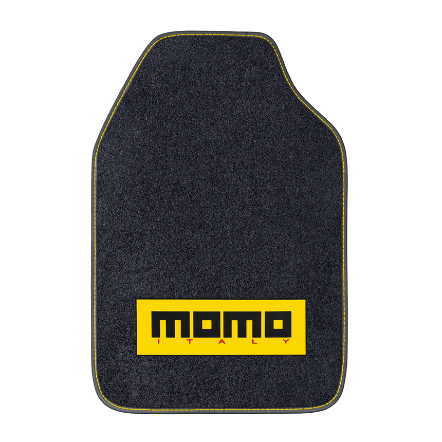 Коврики автомобильные "MOMO", серия "SPORT" MOMO-401 BK/YE