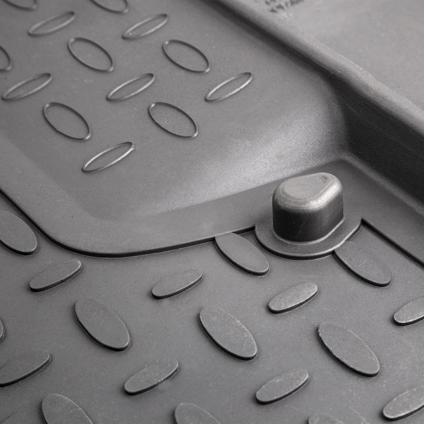 Резиновые коврики с высоким бортом для Nissan Tiida 2007-2014 / 01560