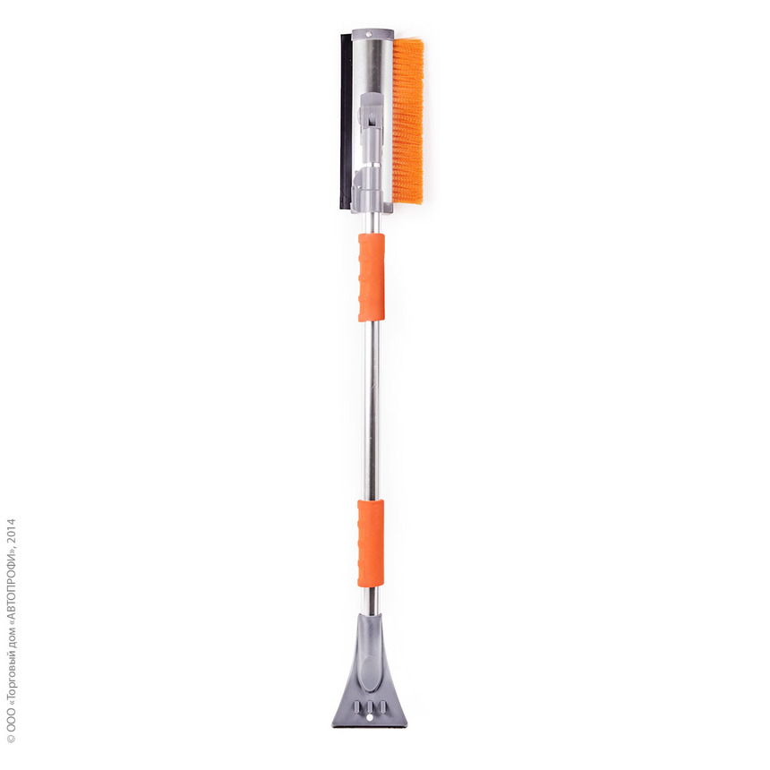 Щетка для снега "AUTOPROFI" SB-1462 GY/ORANGE