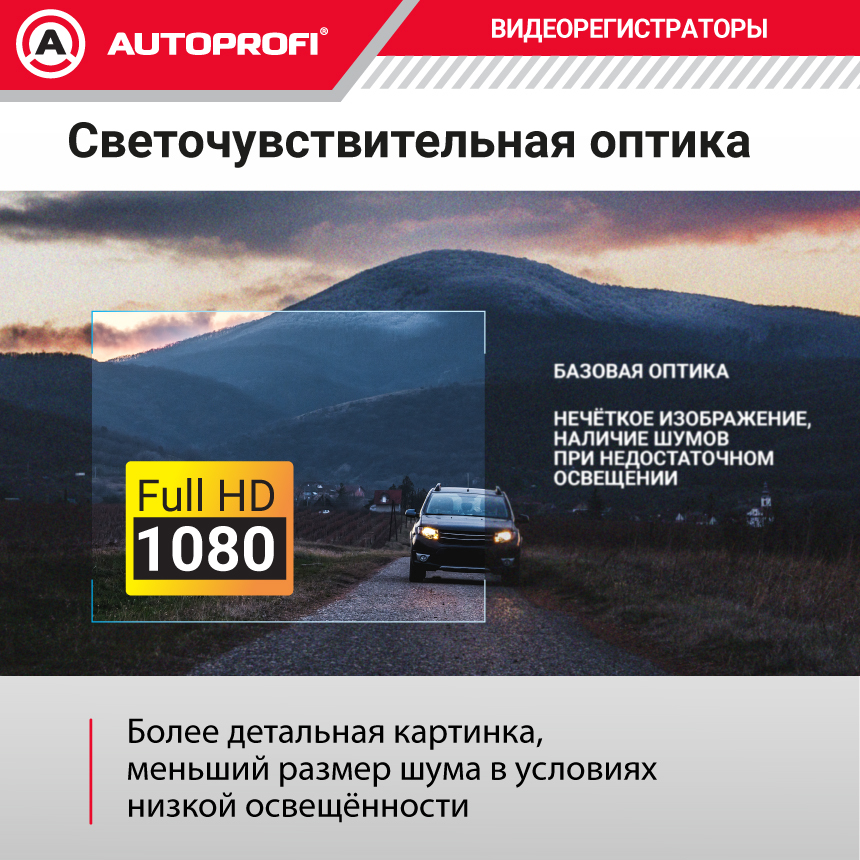 Видеорегистратор 1080Р, угол обзора 120°, дисплей 4,19", камера заднего вида MIR-42RC