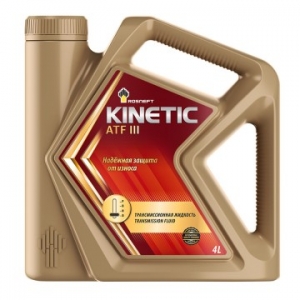 

Трансмиссионное синтетическое масло Rosneft Kinetic ATF III Канистра 4л.