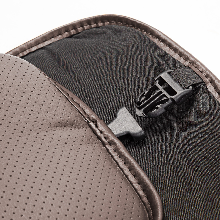 Накидка на сиденье каркасная AUTOPROFI экокожа HIT-310G BR/BR