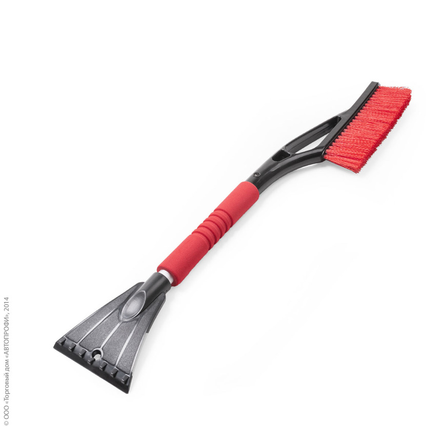 Щетка для снега "AUTOPROFI" SB-1446 BK/RD