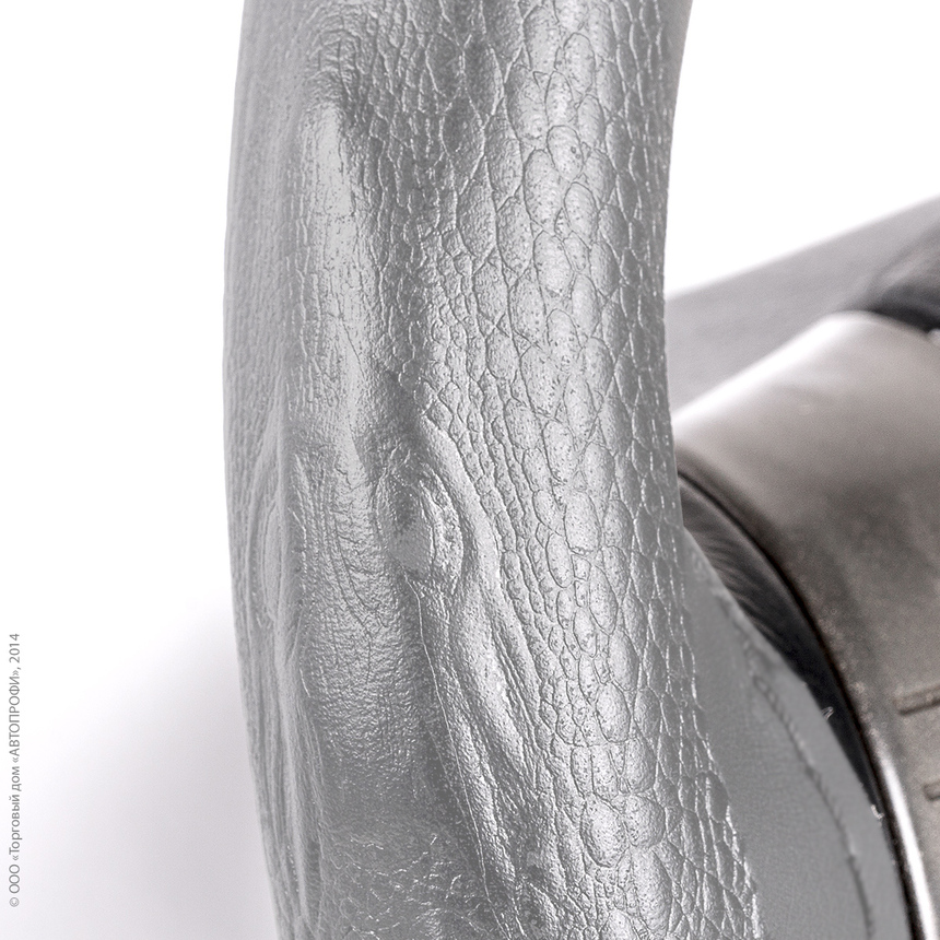 Оплётка для перетяжки руля "AUTOPROFI" SAM-300 croco GY (M)