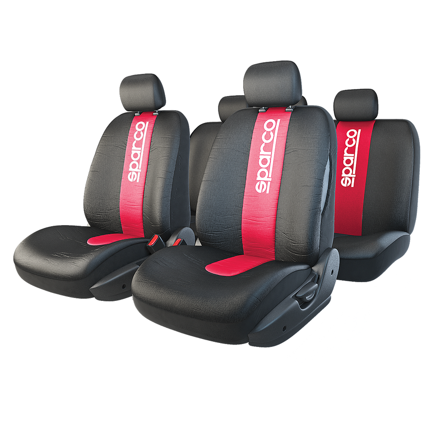 Чехлы на сиденья универсальные "SPARCO", серия "Racing" SPC/RCN-1105 BK/RD