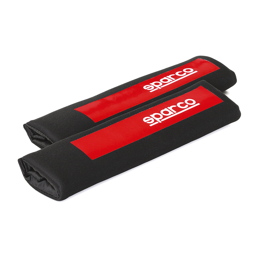 Накладки на ремень "SPARCO", серия "Racing" SPC/RCN-0205 BK/RD