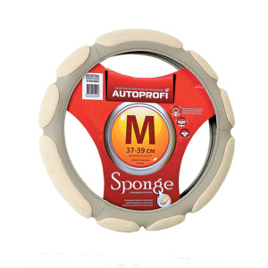 Спонжевая оплетка руля AUTOPROFI SP-9029 BE (M) Спонжевая оплетка руля AUTOPROFI SP-9029 BE (M)