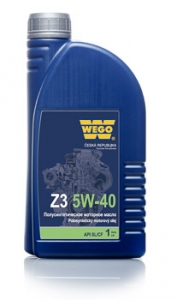 Моторное синтетическое масло WEGO универсальное WEGO Z3 5W-40 API SL/CF 1 л.