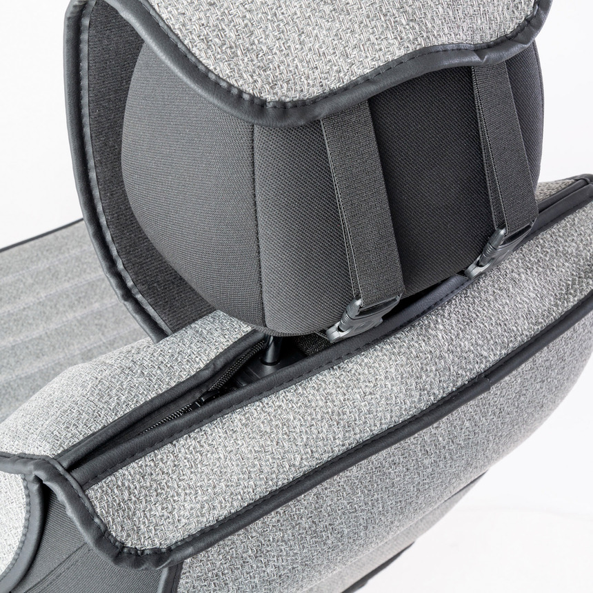 Каркасные накидки на передние сиденья "Car Performance", 2 шт., гобелен CUS-2082 L.GY