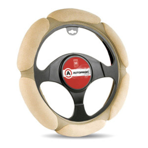 Спонжевая оплетка руля "6 подушек", поролон 2 см. с памятью SP-5026 BE (M) Спонжевая оплетка руля "6 подушек", поролон 2 см. с памятью SP-5026 BE (M)