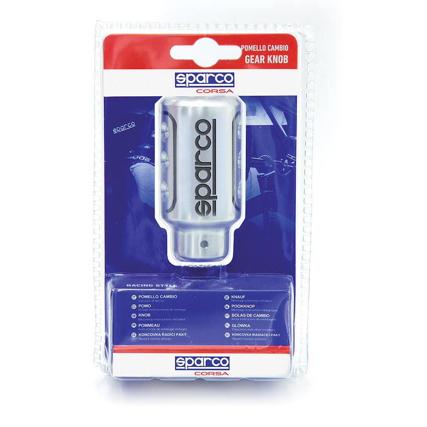 Рукоятка рычага КПП "SPARCO", серия "Racing" SPC/GN-RCN AL/BK