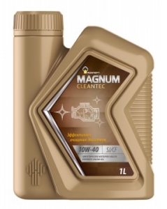 

Моторное синтетическое масло РОСНЕФТЬ эксплуатационное Rosneft Magnum Cleantec 10W-40 Канистра 1 л.