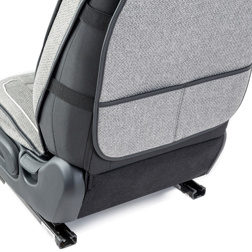 Каркасные накидки на передние сиденья "Car Performance", 2 шт., гобелен CUS-2082 L.GY