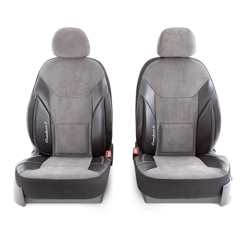 Чехлы на сиденья универсальные COM-1505GK BK/D.GY