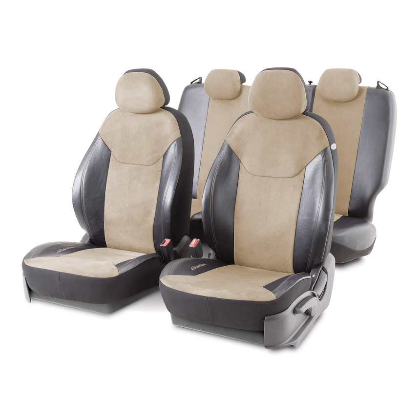 Чехлы на сиденья универсальные DIN-1505GA BK/BE