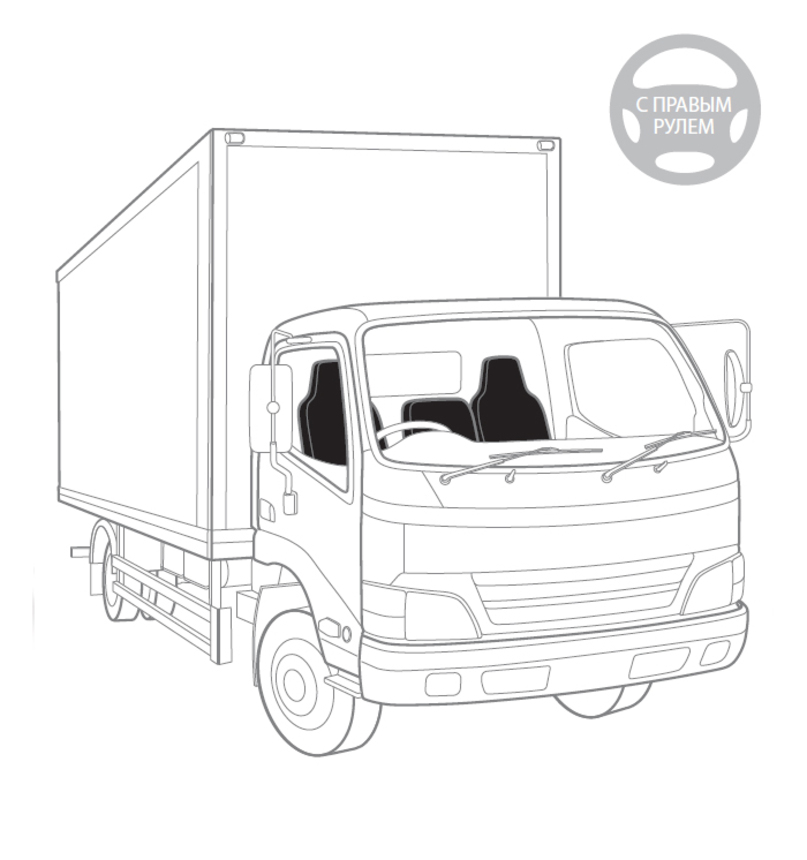 Чехлы для сидений грузовиков GRU-001 Cyclone Чехлы для сидений грузовиков GRU-001 Cyclone