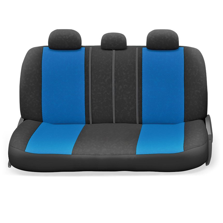 Чехлы на сиденья универсальные SELECTION SEL-1105 BK/BL (M)