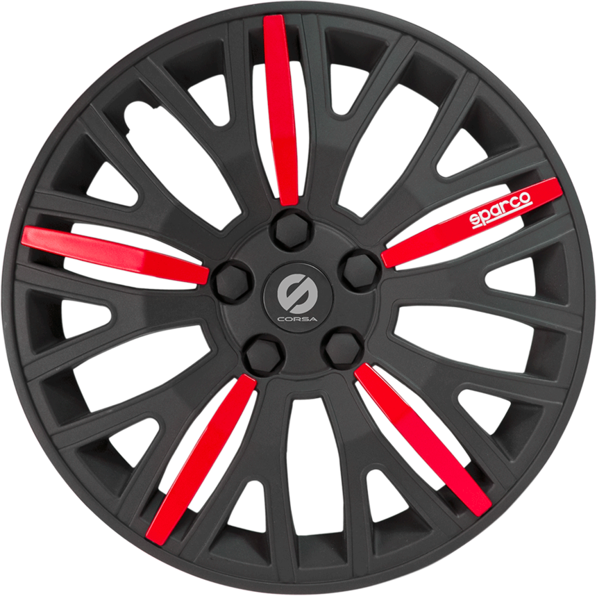 Колпаки на колёса SPARCO SPC/WC-1350L BK/RD (15)