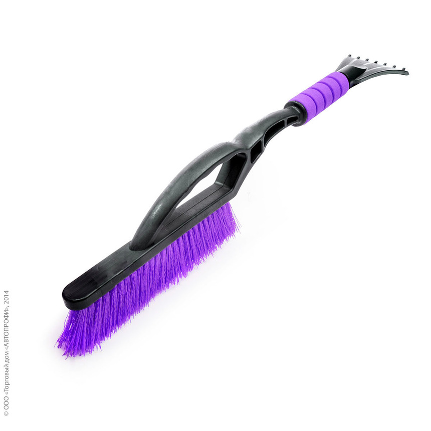 Щетка для снега "AUTOPROFI" SB-1445 BK/VIOLET
