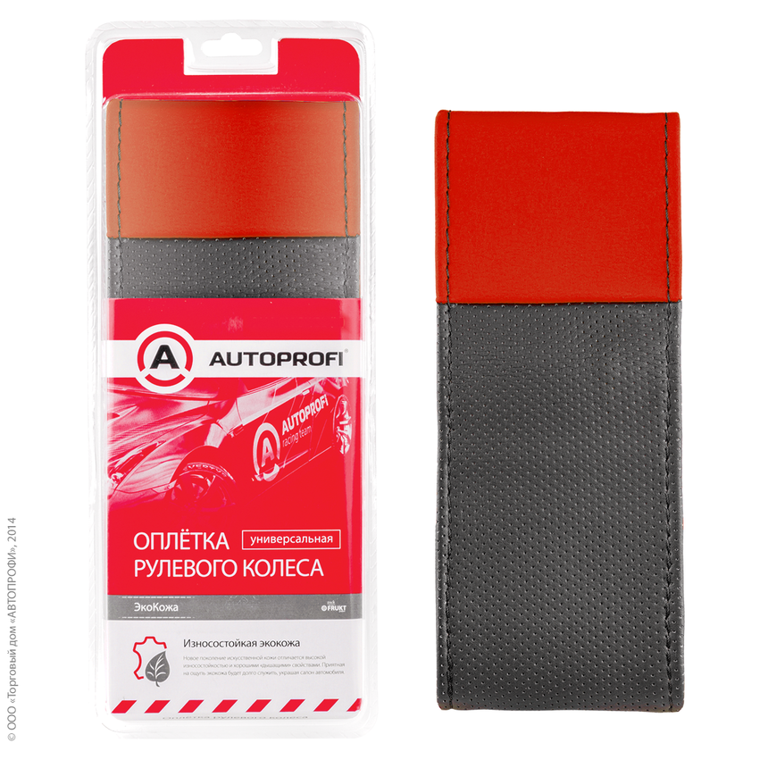 Оплётка для перетяжки руля AUTOPROFI SAM-100 BK/RD (M) Оплётка для перетяжки руля AUTOPROFI SAM-100 BK/RD (M)