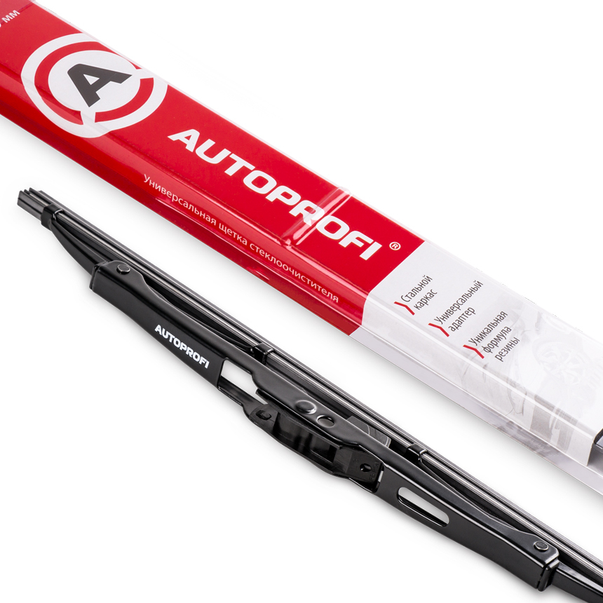 Щётка стеклоочистителя "AUTOPROFI", универсальная AD-13