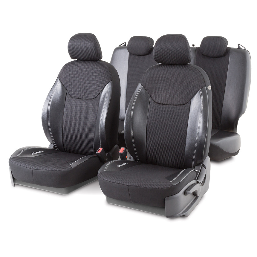 Чехлы на сиденья универсальные DIN-1505GJ BK/BK