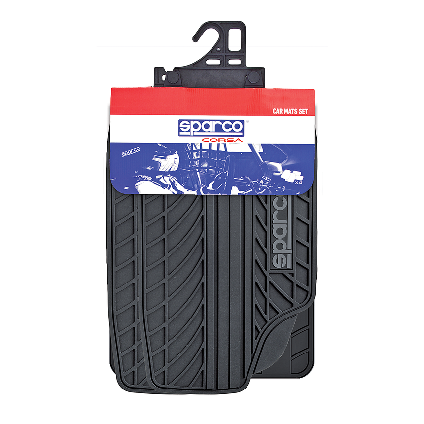 Ковры автомобильные "SPARCO", серия "Classic" SPC/CLS-504 BK/GY
