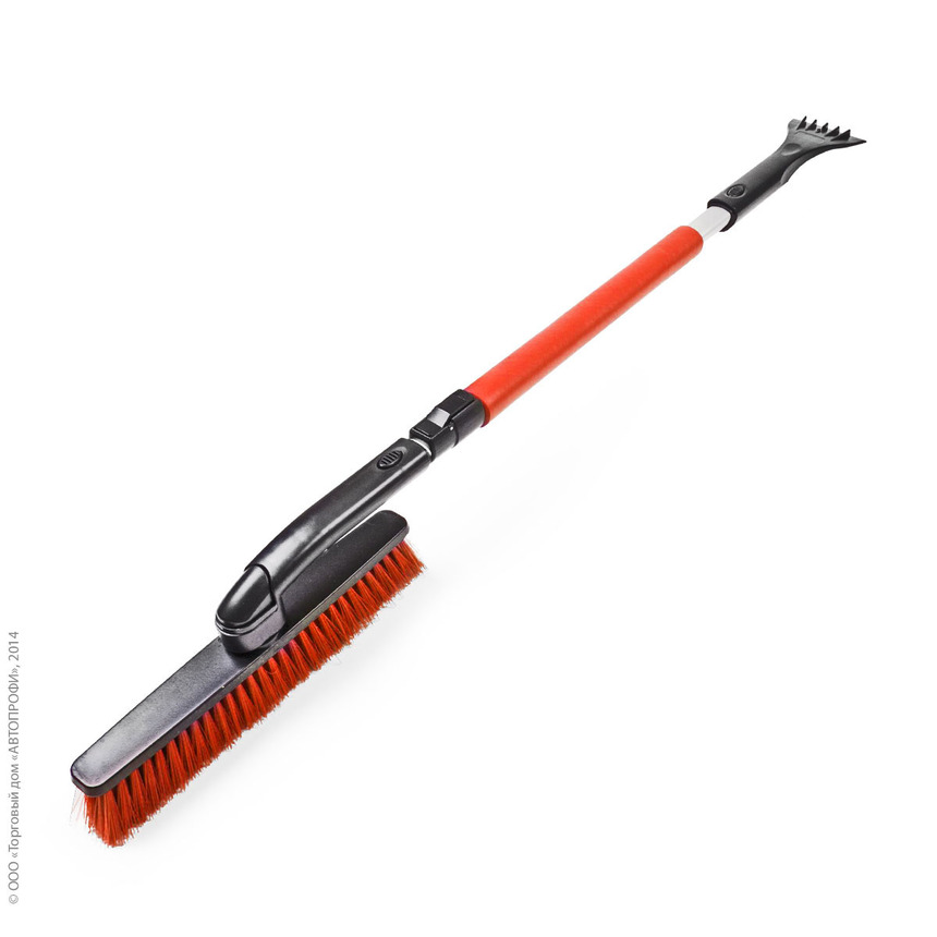 Щетка для снега "AUTOPROFI" SB-1461 BK/RD