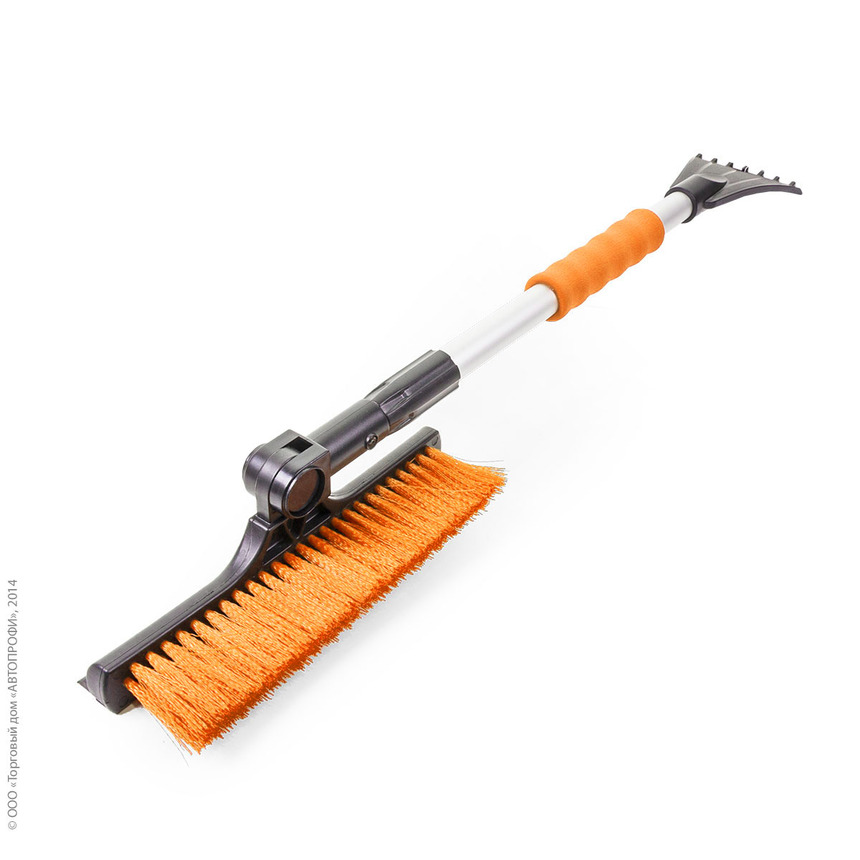 Щетка для снега "AUTOPROFI" SB-1456 BK/ORANGE
