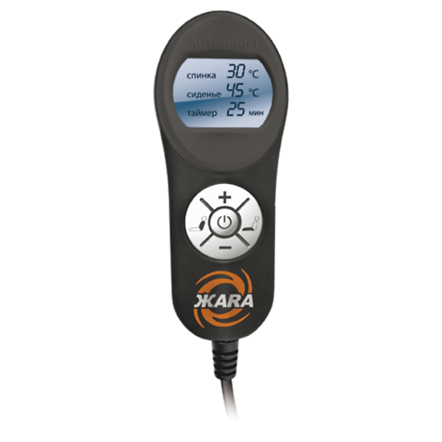 Чехол-майка с подогревом "ЖАRА", с цифровым ЖК контроллером HOT-700 D.GY/L.GY