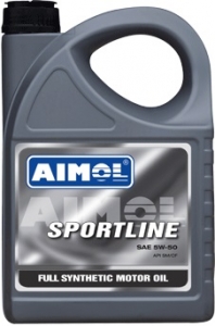 Моторное синтетическое масло AIMOL спортивное AIMOL SPORTLINE 5W-50 Канистра 4 л