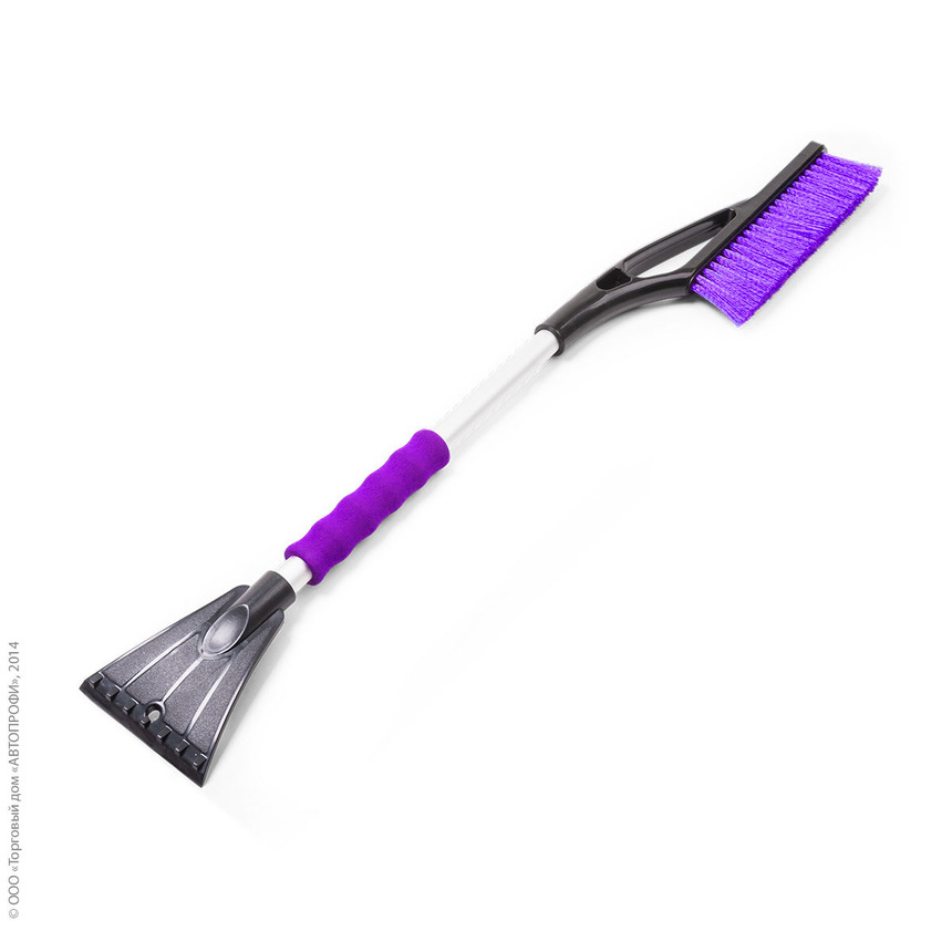 Щетка для снега "AUTOPROFI" SB-1453 BK/VIOLET