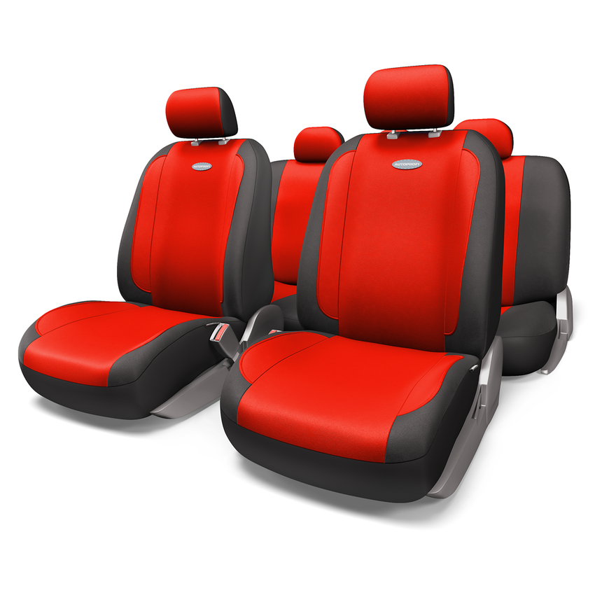 Чехлы на сиденья универсальные GENERATION GEN-1105 BK/RD (M)