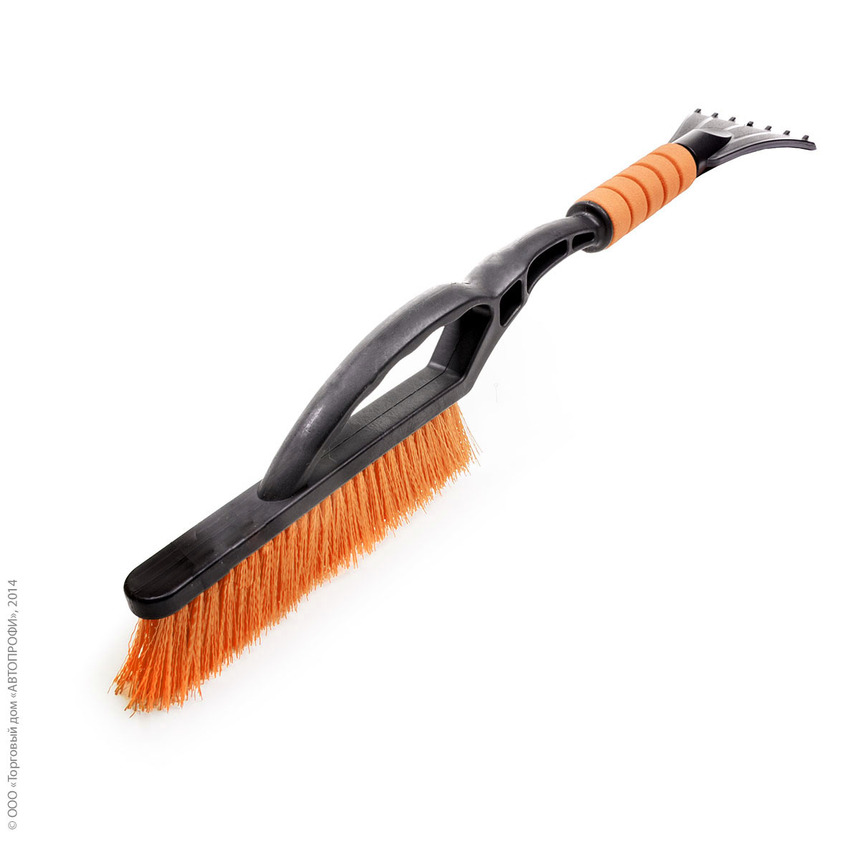 Щетка для снега "AUTOPROFI" SB-1445 BK/ORANGE