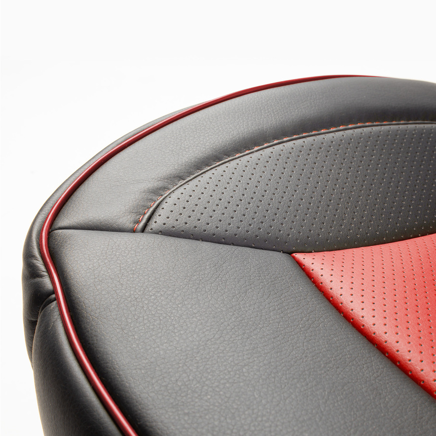 Накидки на сиденья каркасные AUTOPROFI экокожа HIT-1110G BK/RD