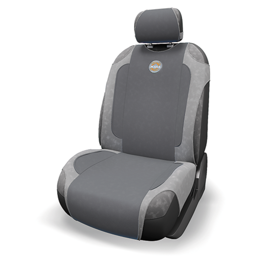 Чехол-майка с подогревом "ЖАRА", с цифровым ЖК контроллером HOT-700 D.GY/L.GY