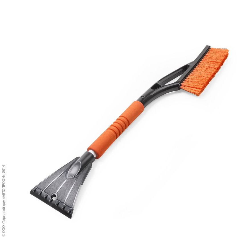 Щетка для снега "AUTOPROFI" SB-1446 BK/ORANGE