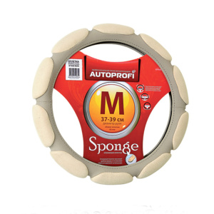 Спонжевая оплетка руля "10 подушек", поролон 2 см. с памятью SP-9030 BE (M) Спонжевая оплетка руля "10 подушек", поролон 2 см. с памятью SP-9030 BE (M)