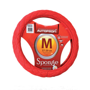 Спонжевая оплетка руля AUTOPROFI SP-9020 RD (M) Спонжевая оплетка руля AUTOPROFI SP-9020 RD (M)
