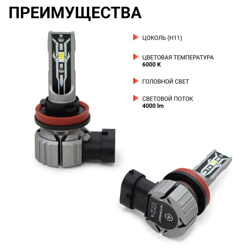 Лампа светодиодная X2-H11 Лампа светодиодная X2-H11