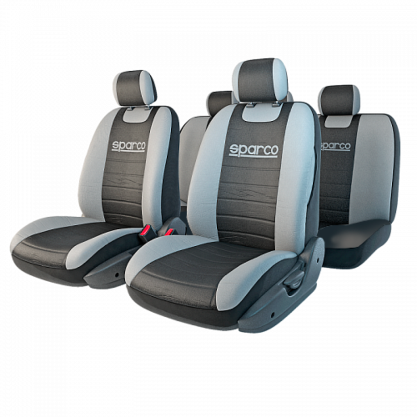 Чехлы на сиденья универсальные "SPARCO", серия "Classic" SPC/CLS-1105 BK/GY