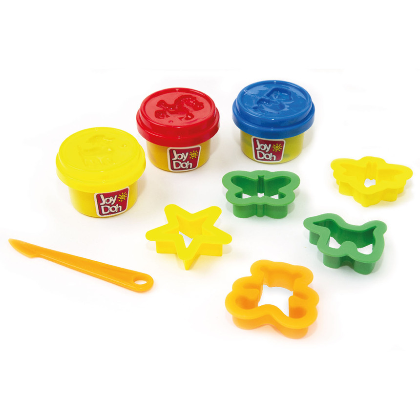 Масса для лепки Joy-Doh, мини набор с формами POT-03/028 kit Масса для лепки Joy-Doh, мини набор с формами POT-03/028 kit