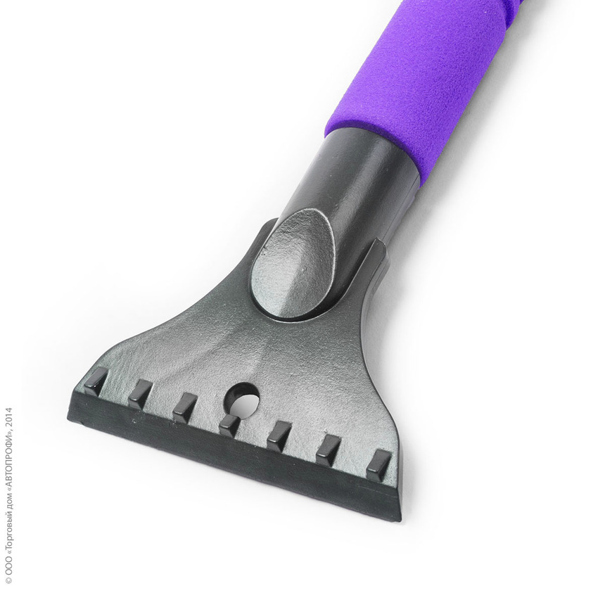 Щетка для снега "AUTOPROFI" SB-1449 BK/VIOLET