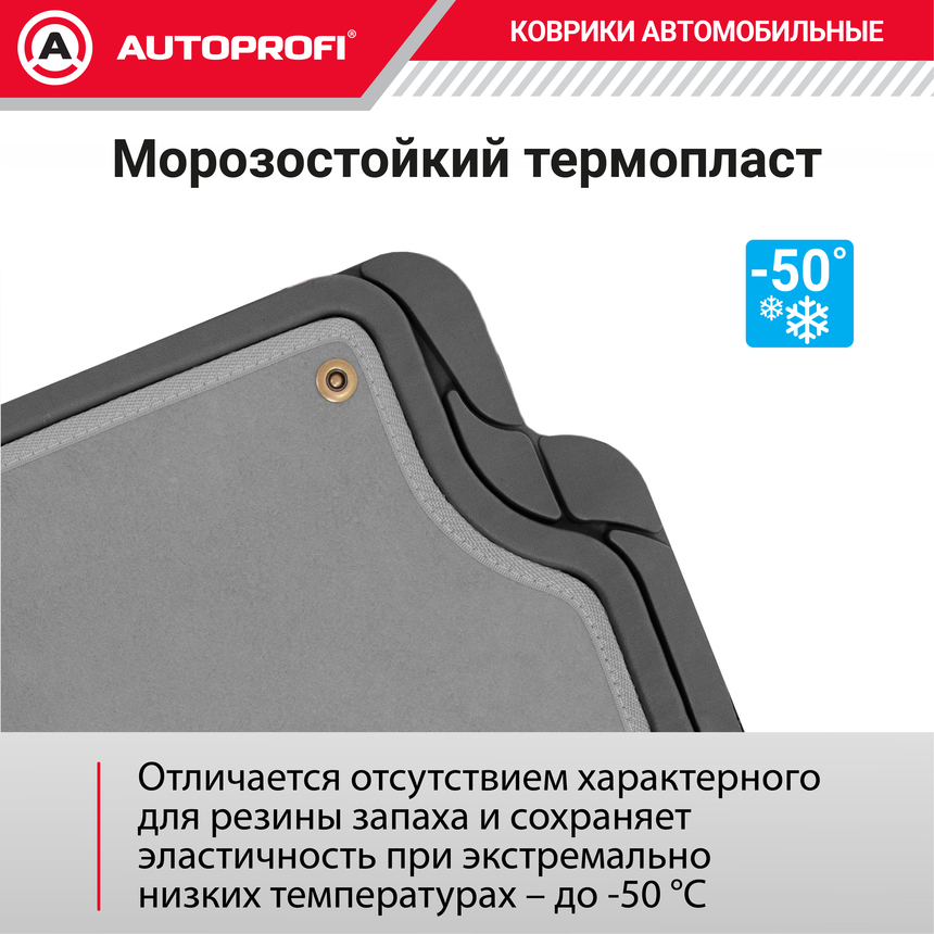 Коврики автомобильные FOCUS 2 TER-420 BK/GY Коврики автомобильные FOCUS 2 TER-420 BK/GY