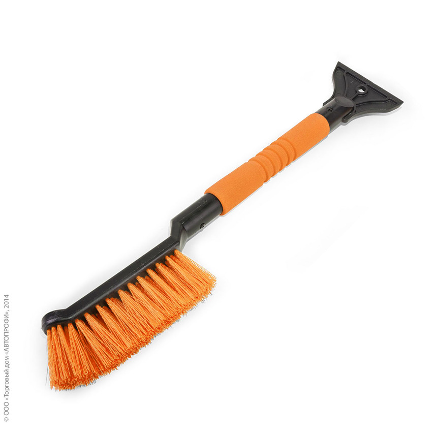 Щетка для снега "AUTOPROFI" SB-1449 BK/ORANGE