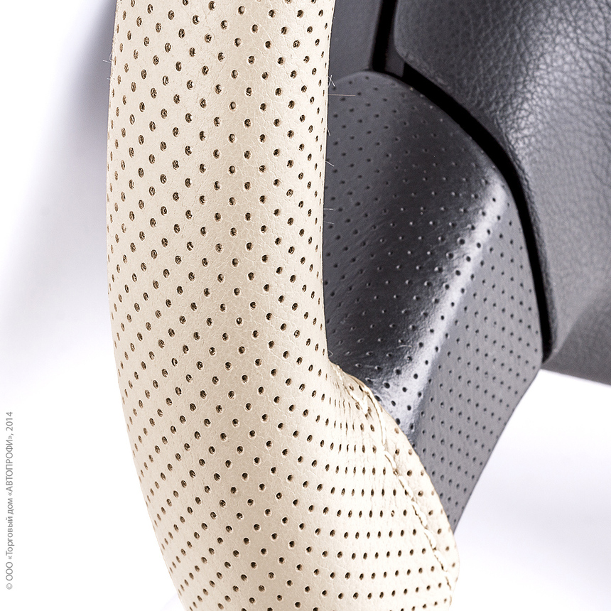 Оплётка для перетяжки руля AUTOPROFI SAM-201 BE (M) Оплётка для перетяжки руля AUTOPROFI SAM-201 BE (M)